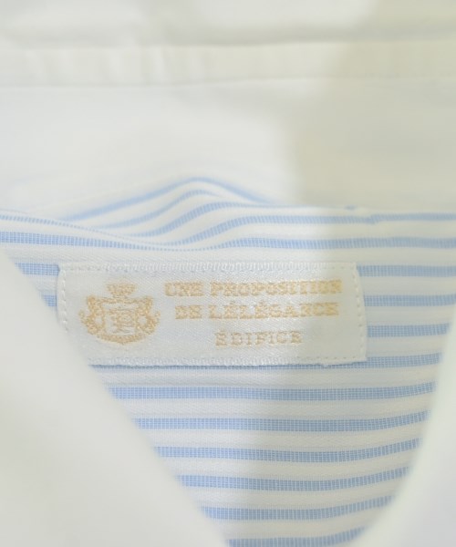 EDIFICE（エディフィス）ドレスシャツ 青 サイズ:38(M位) メンズ/2200631350149