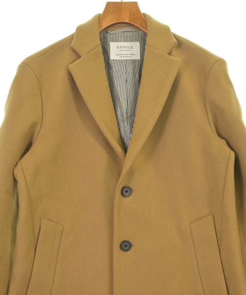 EDIFICE（エディフィス）チェスターコート 茶 サイズ:46(M位) メンズ/2200625375011