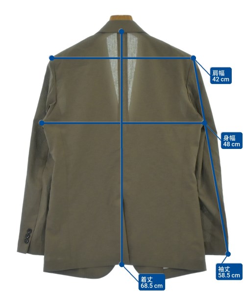 EDIFICE（エディフィス）ジャケット 茶 サイズ:S メンズ/2200627402128