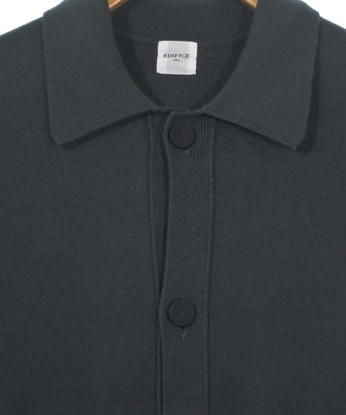 EDIFICE（エディフィス）カーディガン 黒 サイズ:M メンズ/2200629407084