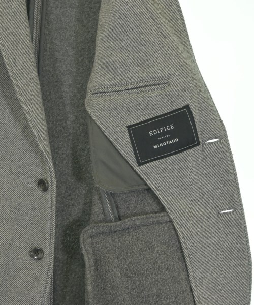 EDIFICE（エディフィス）テーラードジャケット グレー サイズ:S メンズ/2200640795016
