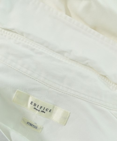EDIFICE（エディフィス）カジュアルシャツ 白 サイズ:L メンズ/2200642255013