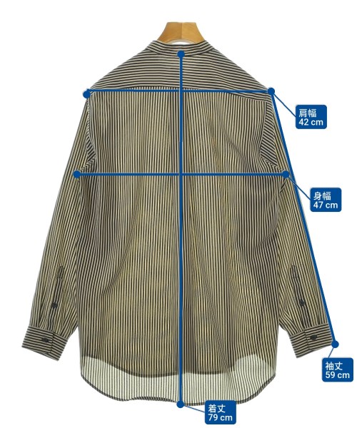 EDIFICE（エディフィス）カジュアルシャツ ベージュ サイズ:46(M位) メンズ/2200643136144