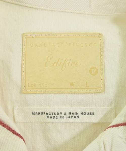 EDIFICE（エディフィス）デニムジャケット 白 サイズ:38(M位) メンズ/2200643147010