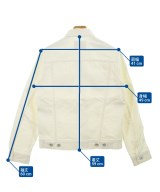 EDIFICE（エディフィス）デニムジャケット 白 サイズ:38(M位) メンズ/2200643147010