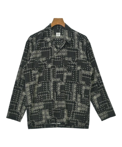 EDIFICE(エディフィス)カジュアルシャツ 黒 サイズ:46(M位)/2200644223041