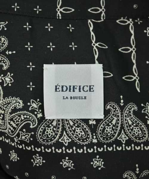 EDIFICE（エディフィス）カジュアルシャツ 黒 サイズ:46(M位) メンズ/2200644223041