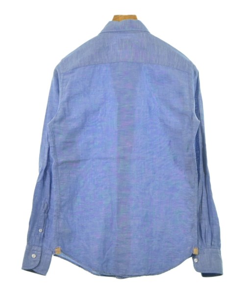 EDIFICE（エディフィス）カジュアルシャツ 青 サイズ:37(XS位) メンズ/2200540730049