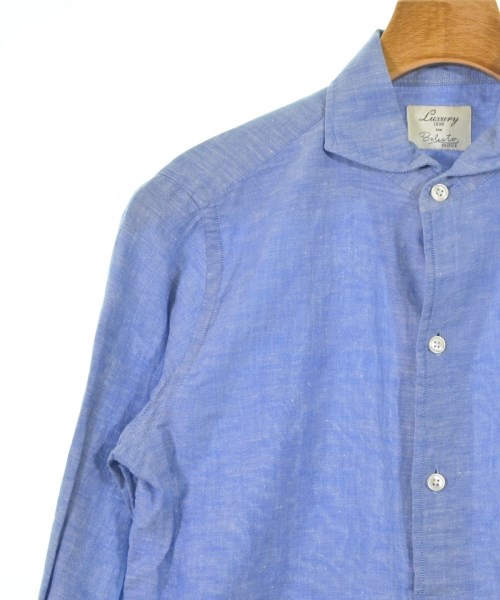 EDIFICE（エディフィス）カジュアルシャツ 青 サイズ:37(XS位) メンズ/2200540730049