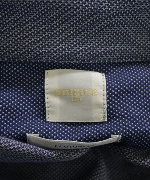 EDIFICE（エディフィス）ポロシャツ 青 サイズ:L メンズ/2200614990034