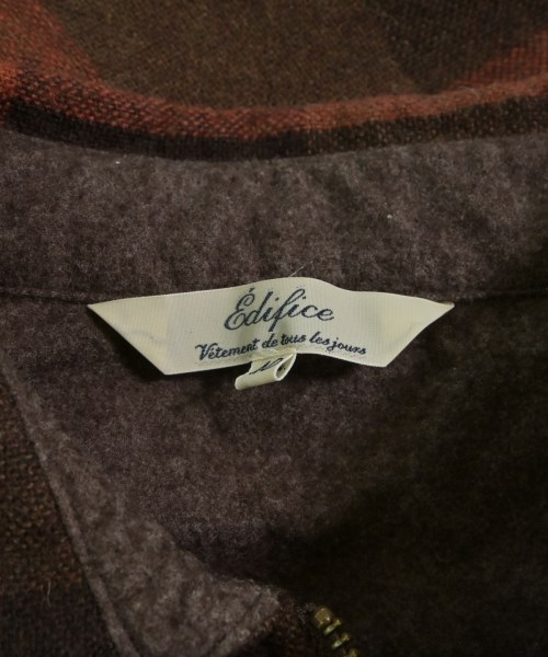 EDIFICE（エディフィス）カジュアルシャツ オレンジ サイズ:40(L位) メンズ/2200615014036