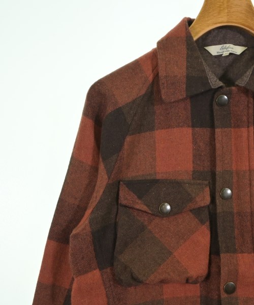 EDIFICE（エディフィス）カジュアルシャツ オレンジ サイズ:40(L位) メンズ/2200615014036