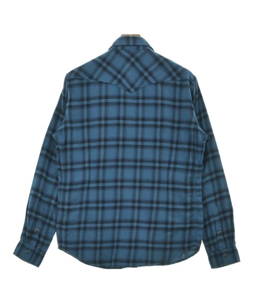 EDIFICE（エディフィス）カジュアルシャツ 青 サイズ:48(L位) メンズ/2200627999017