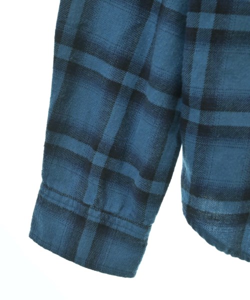 EDIFICE（エディフィス）カジュアルシャツ 青 サイズ:48(L位) メンズ/2200627999017