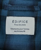 EDIFICE（エディフィス）カジュアルシャツ 青 サイズ:48(L位) メンズ/2200627999017