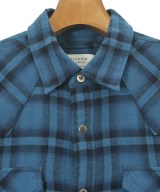 EDIFICE（エディフィス）カジュアルシャツ 青 サイズ:48(L位) メンズ/2200627999017