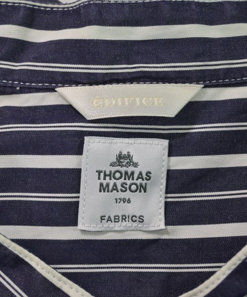 EDIFICE（エディフィス）カジュアルシャツ 紺 サイズ:L メンズ/2200628980045