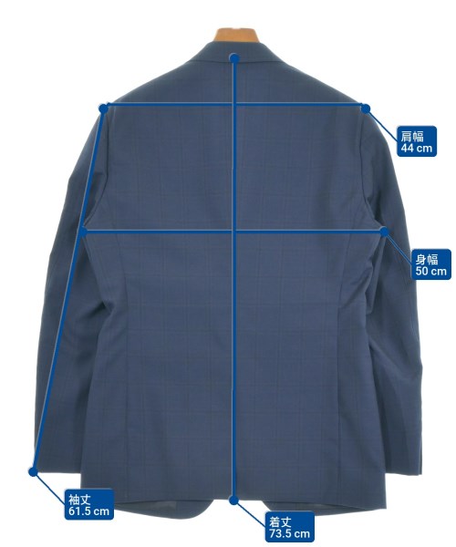 EDIFICE（エディフィス）テーラードジャケット 紺 サイズ:46(M位) メンズ/2200630045039