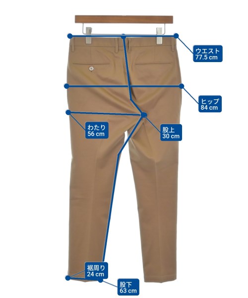EDIFICE（エディフィス）ビジネス ベージュ サイズ:44/44(S位) メンズ/2200618664016