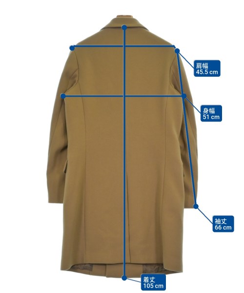 EDIFICE（エディフィス）チェスターコート ベージュ サイズ:XL メンズ/2200618905010