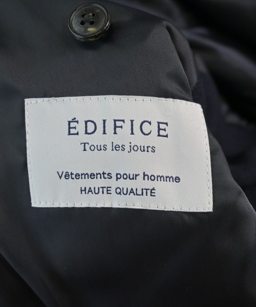 EDIFICE（エディフィス）チェスターコート 紺 サイズ:XL メンズ/2200618905027
