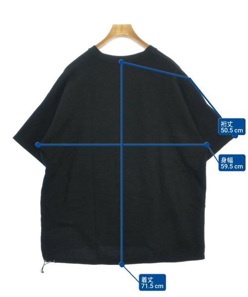 EDIFICE（エディフィス）Tシャツ・カットソー 黒 サイズ:L メンズ/2200611328113
