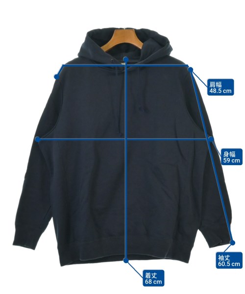 EDIFICE（エディフィス）パーカー 紺 サイズ:L メンズ/2200614153071