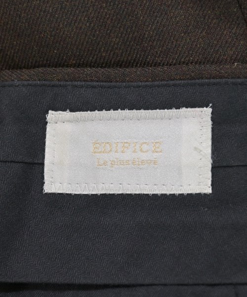 EDIFICE（エディフィス）スラックス 茶 サイズ:48(L位) メンズ/2200615526164