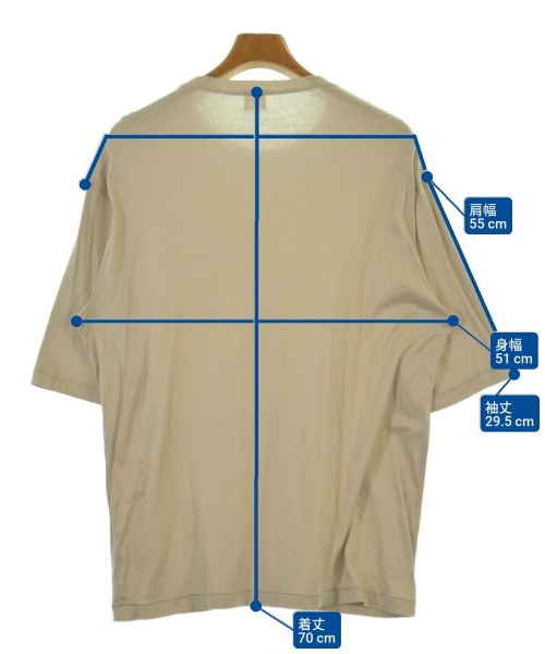 EDIFICE（エディフィス）Tシャツ・カットソー ベージュ サイズ:L メンズ/2200615579054