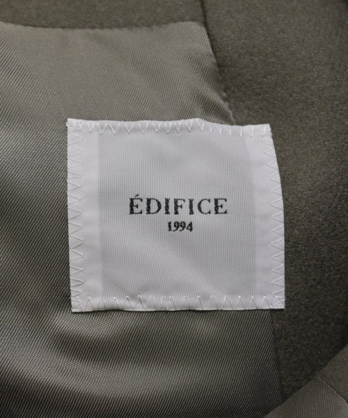 EDIFICE（エディフィス）チェスターコート カーキ サイズ:L メンズ/2200616496015