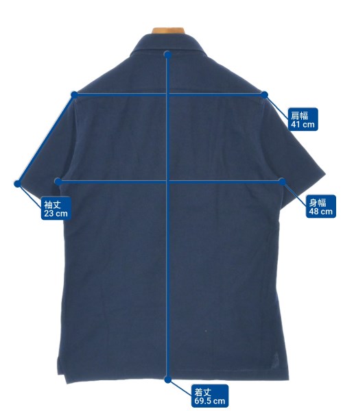 EDIFICE（エディフィス）ポロシャツ 紺 サイズ:48(L位) メンズ/2200614766035