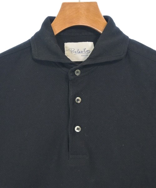 EDIFICE（エディフィス）ポロシャツ 黒 サイズ:48(L位) メンズ/2200614766042