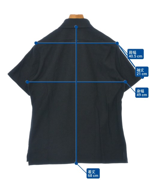 EDIFICE（エディフィス）ポロシャツ 黒 サイズ:48(L位) メンズ/2200614766042