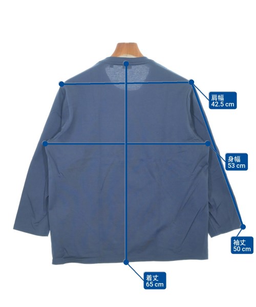 EDIFICE（エディフィス）Tシャツ・カットソー 青 サイズ:M メンズ/2200613136235