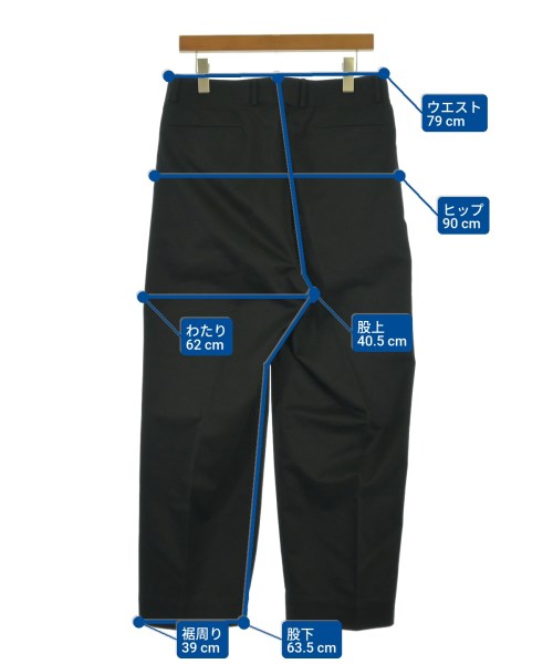 EDIFICE（エディフィス）チノパン 黒 サイズ:46(M位) メンズ/2200618793020