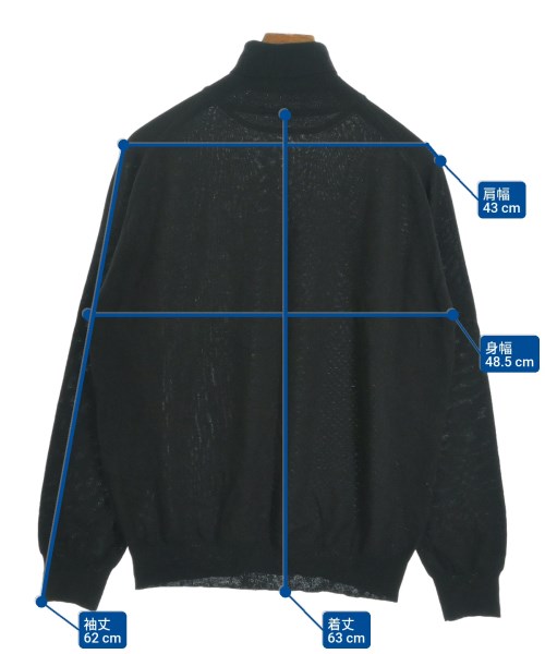 EDIFICE（エディフィス）ニット・セーター 黒 サイズ:L メンズ/2200620494120