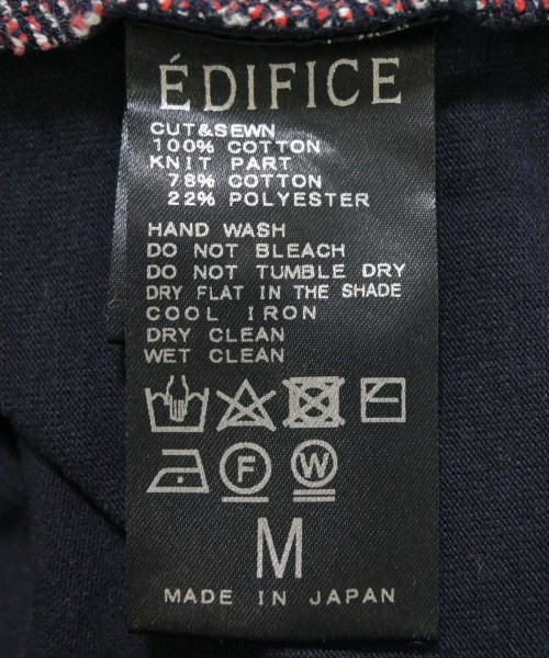 EDIFICE（エディフィス）Tシャツ・カットソー 紺 サイズ:M メンズ/2200611025098
