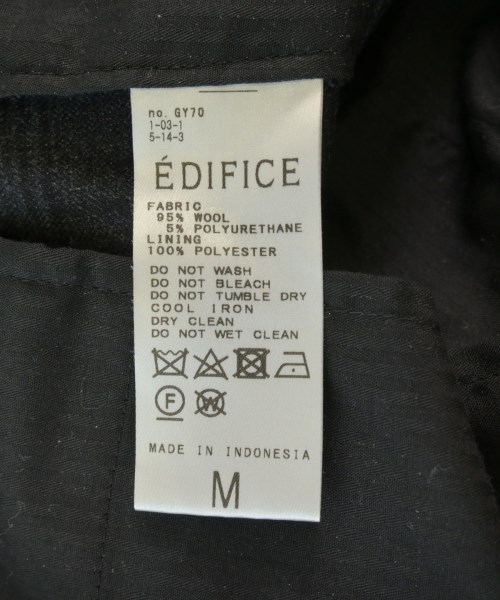 EDIFICE（エディフィス）スラックス グレー サイズ:M メンズ/2200673897022