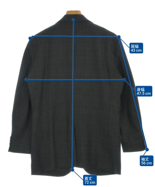 EDIFICE（エディフィス）テーラードジャケット グレー サイズ:M メンズ/2200673897039