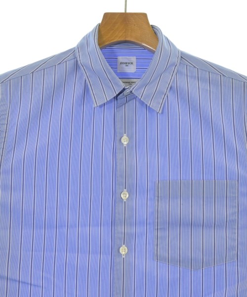 EDIFICE（エディフィス）カジュアルシャツ 青 サイズ:S メンズ/2200676168020
