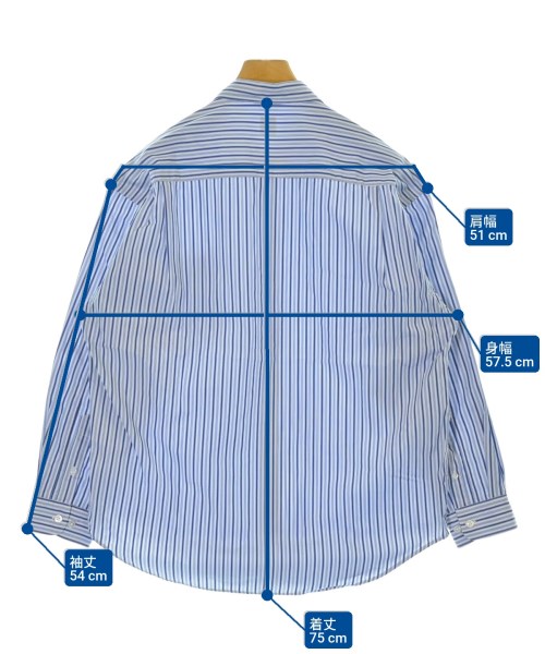 EDIFICE（エディフィス）カジュアルシャツ 紺 サイズ:S メンズ/2200677223025