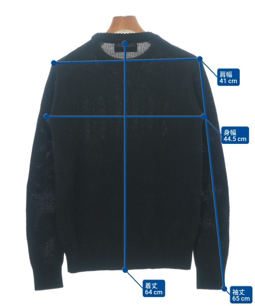 EDIFICE（エディフィス）ニット・セーター 黒 サイズ:S メンズ/2200671333065