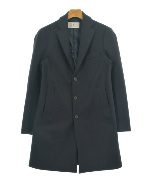 EDIFICE(エディフィス)チェスターコート 紺 サイズ:46(M位)/2200676118018