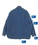 EDIFICE（エディフィス）カジュアルシャツ 青 サイズ:L メンズ/2200676790016