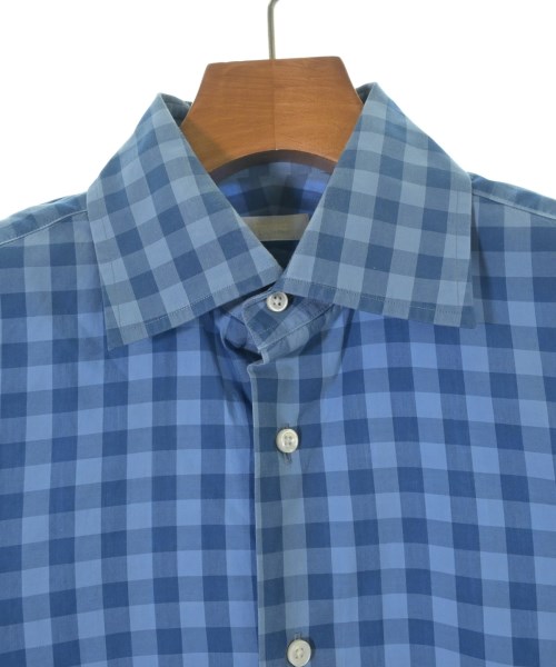 EDIFICE（エディフィス）カジュアルシャツ 青 サイズ:37(XS位) メンズ/2200680784155