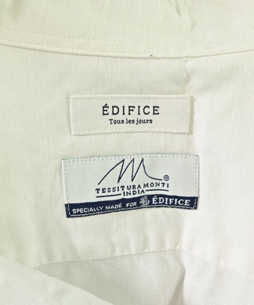 EDIFICE（エディフィス）カジュアルシャツ 白 サイズ:44(S位) メンズ/2200690902037
