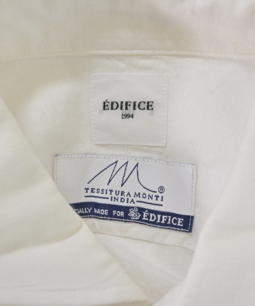 EDIFICE（エディフィス）カジュアルシャツ 白 サイズ:L メンズ/2200690277036