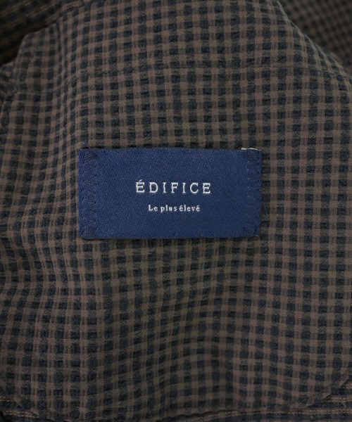 EDIFICE（エディフィス）カジュアルジャケット 茶 サイズ:44(S位) メンズ/2200694068111