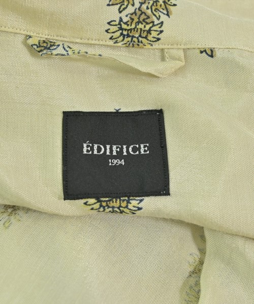 EDIFICE（エディフィス）カジュアルシャツ ベージュ サイズ:L メンズ/2200696282034
