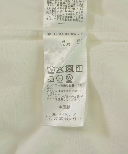 EDIFICE（エディフィス）カジュアルシャツ 白 サイズ:M メンズ/2200699381031